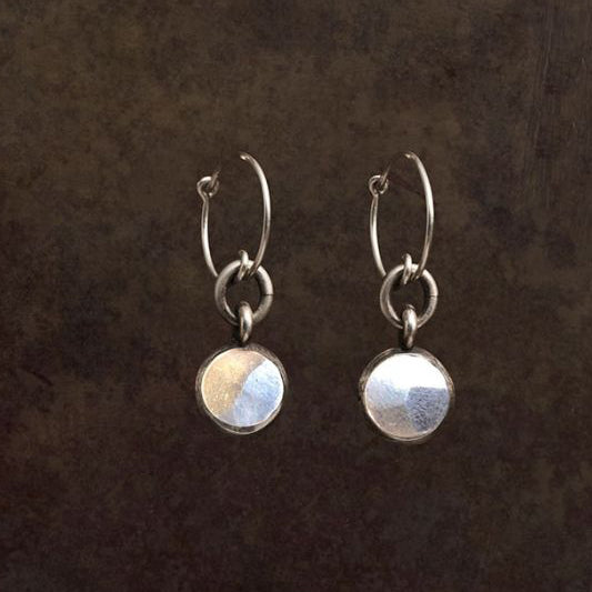 WERKSTATT MUNCHEN pendant hammered earrings WM-M4528-HA PWM10